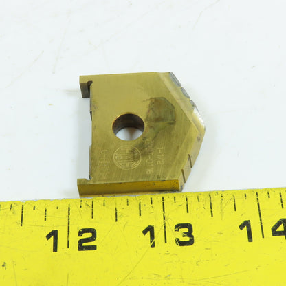 AMEC 1023T-0116 1-1/2" C Series HP Spade Drill Insert TiN Coated