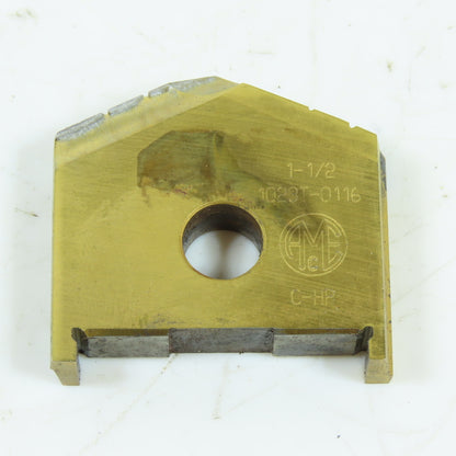 AMEC 1023T-0116 1-1/2" C Series HP Spade Drill Insert TiN Coated