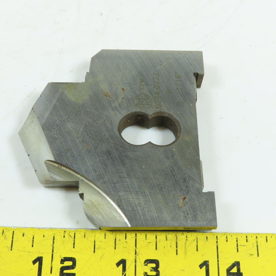 AMEC 10244-0222 Profile Cutterhead Knife Insert 2-11/16" CPM-4 Tool Steel