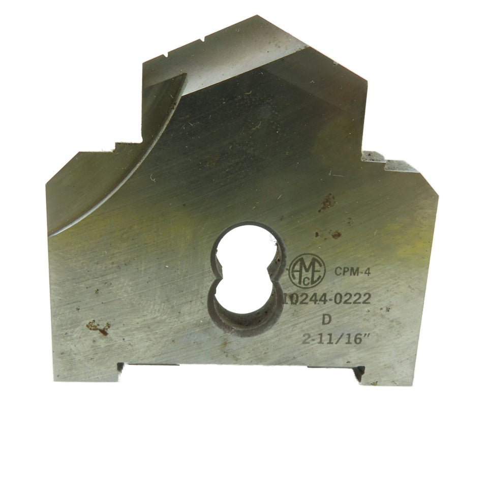 AMEC 10244-0222 Profile Cutterhead Knife Insert 2-11/16" CPM-4 Tool Steel