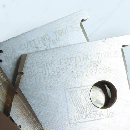 Waukesha 1004-0140-F 1-5/8" Insert Drill Spade Blade Series C Lot Of 2