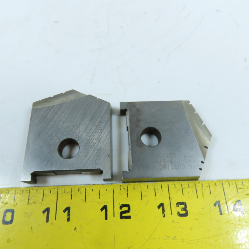 Waukesha 1004-0140-F 1-5/8" Insert Drill Spade Blade Series C Lot Of 2