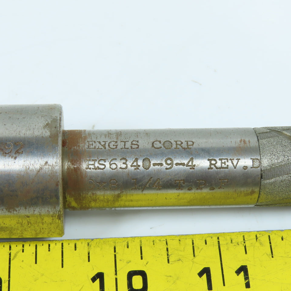 Engis Corp HS6340-9-4 .7795" Honing Mandrel 9x8 1/4 TPF 3/4" Shank 12" OAL