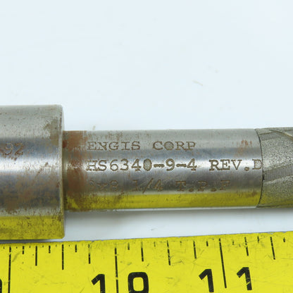 Engis Corp HS6340-9-4 .7795" Honing Mandrel 9x8 1/4 TPF 3/4" Shank 12" OAL