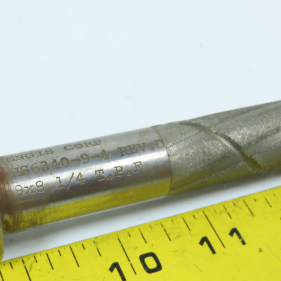 Engis Corp HS6340-9-4 .7795" Honing Mandrel 9x8 1/4 TPF 3/4" Shank 12" OAL