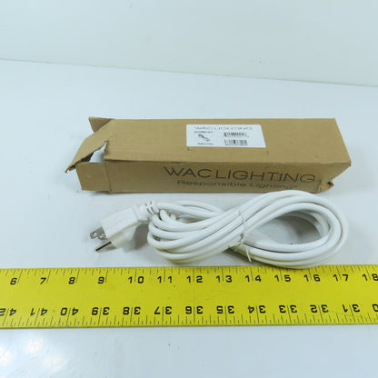 WAC Lighting HCORD-WT 15Ft Power Cord for H/J-Track Lighting Systems 120V