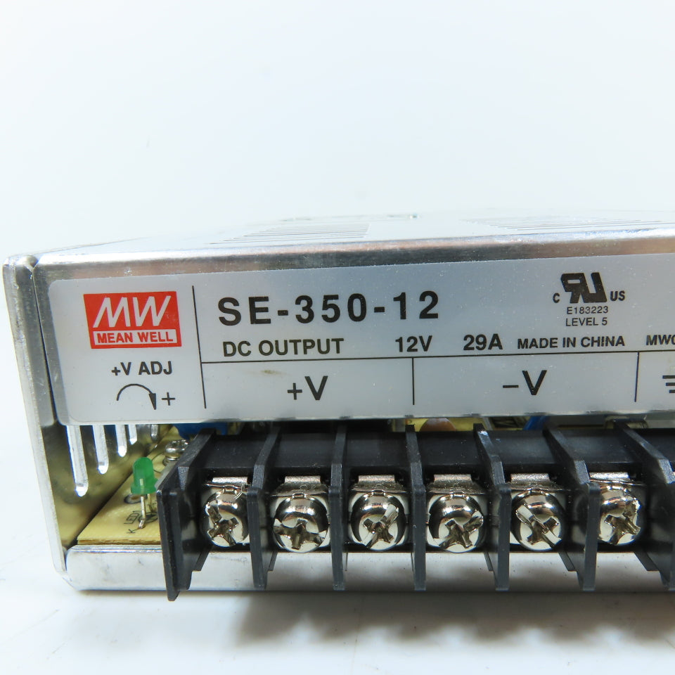Mean Well SE-350-12 350W 12V 29A Switching Power Supply 100-240VAC