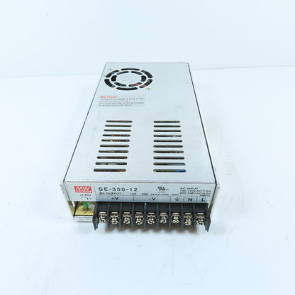 Mean Well SE-350-12 350W 12V 29A Switching Power Supply 100-240VAC