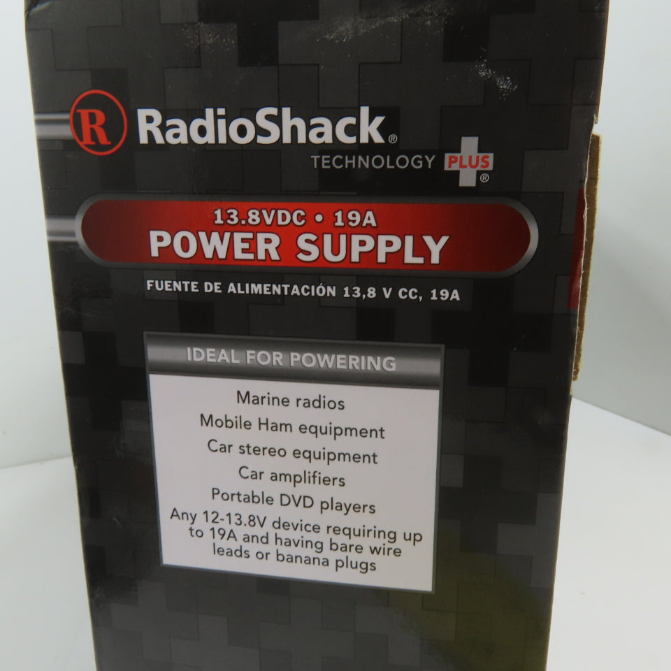 RadioShack 22-508B 13.8VDC 19A Switching Power Supply