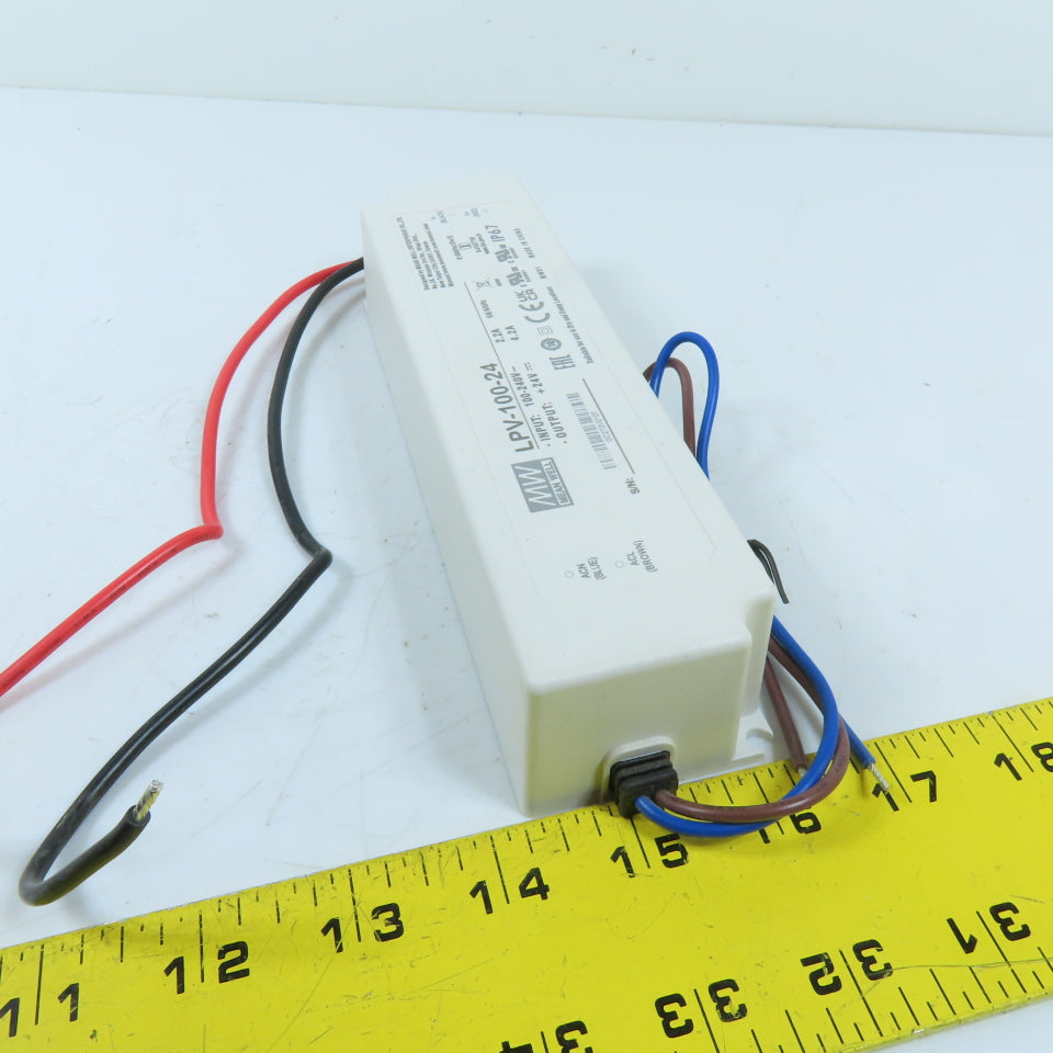 MEAN WELL LPV-100-24 100W IP67 Waterproof LED Driver Power Supply 24VDC