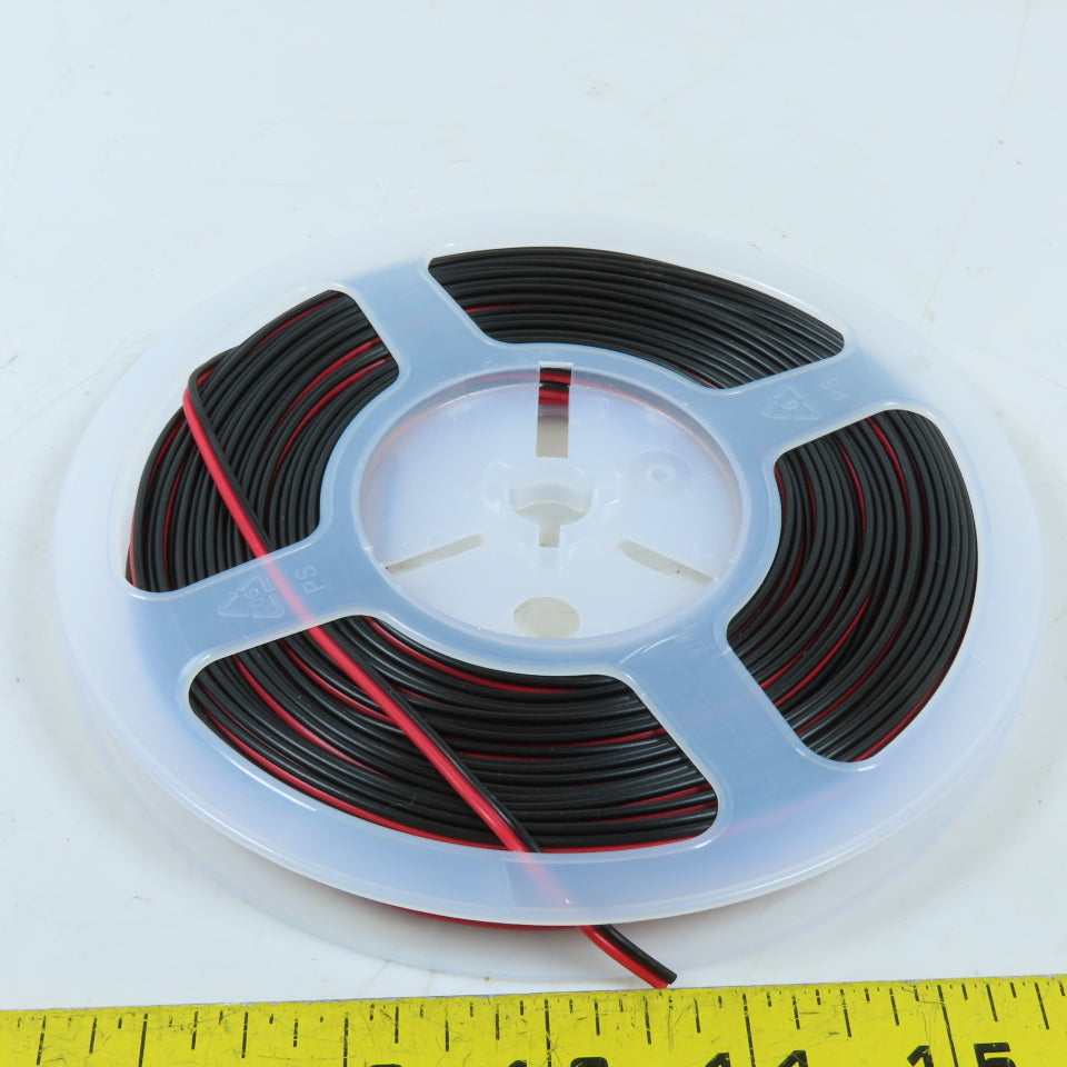 JACKYLED N/A 65.6ft 2-Pin LED Strip Extension Cable 22AWG Black/Red