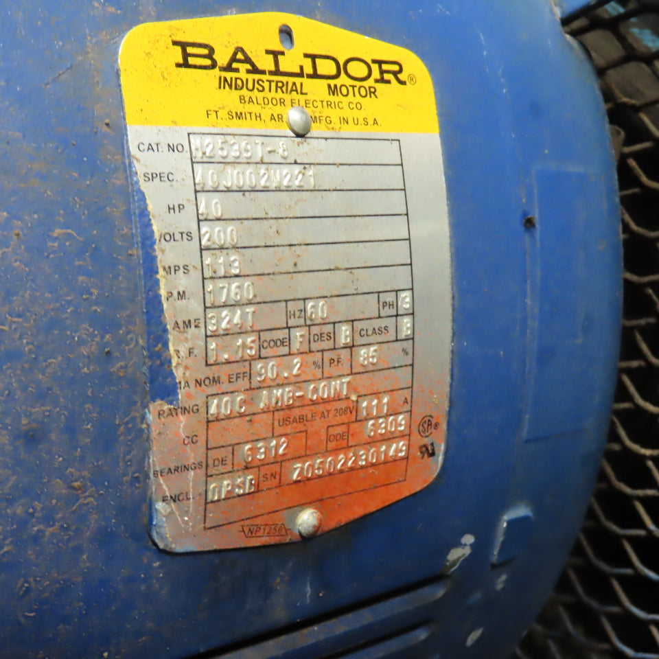 Quincy QSB-40 40HP Rotary Screw Air Compressor w/120 Gallon Tank 200V 3Ph