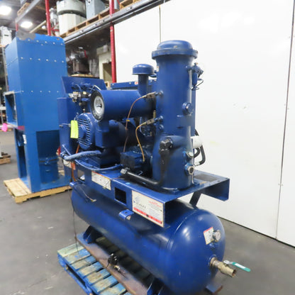 Quincy QSB-40 40HP Rotary Screw Air Compressor w/120 Gallon Tank 200V 3Ph