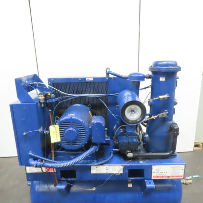 Quincy QSB-40 40HP Rotary Screw Air Compressor w/120 Gallon Tank 200V 3Ph