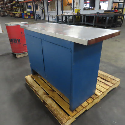 Kennedy 54"x 20.25"W Top Industrial Workbench Station 5-Drawer Cabinet 34.5"Tall