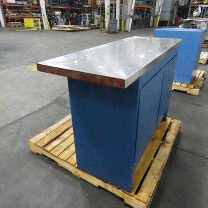 Kennedy 54"x 20.25"W Top Industrial Workbench Station 5-Drawer Cabinet 34.5"Tall
