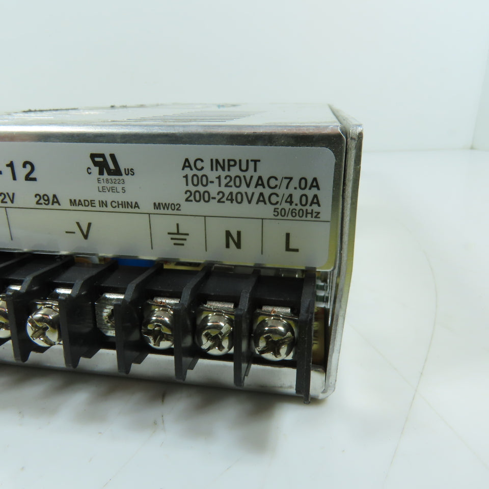 Mean Well NES-350-12 350W AC/DC Switching Power Supply 12V 29A Output