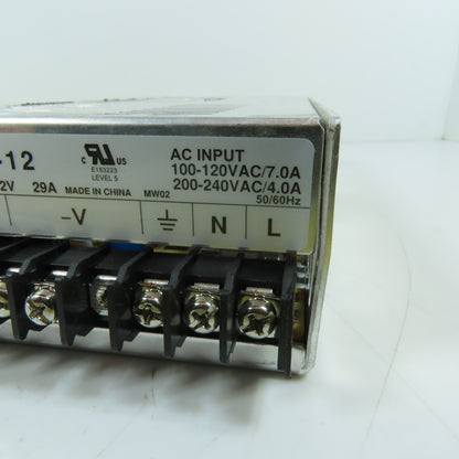 Mean Well NES-350-12 350W AC/DC Switching Power Supply 12V 29A Output