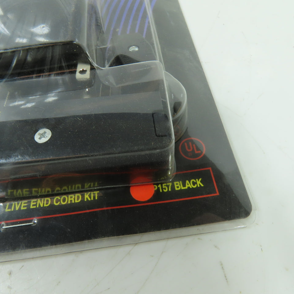 Satco TP157 Black Live End Cord Kit Track Lighting Accessory
