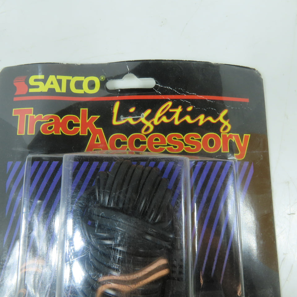 Satco TP157 Black Live End Cord Kit Track Lighting Accessory