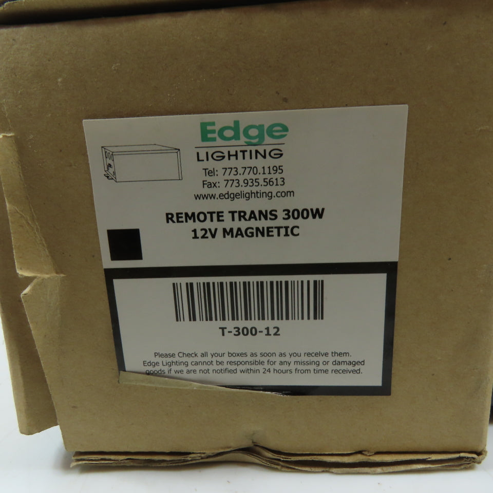 Edge Lighting JCBP12D300B1-1 T-300-12 300W Magnetic Remote Transformer 12V