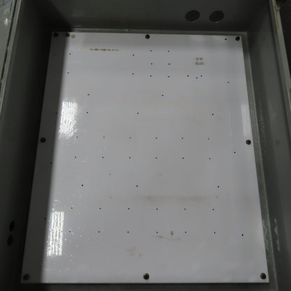 Wiegmann N12423610 42" x 36" x 10" Hinged Electrical Enclosure W/ Backplate