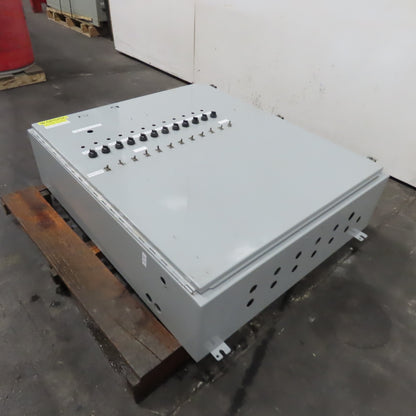 Wiegmann N12423610 42" x 36" x 10" Hinged Electrical Enclosure W/ Backplate