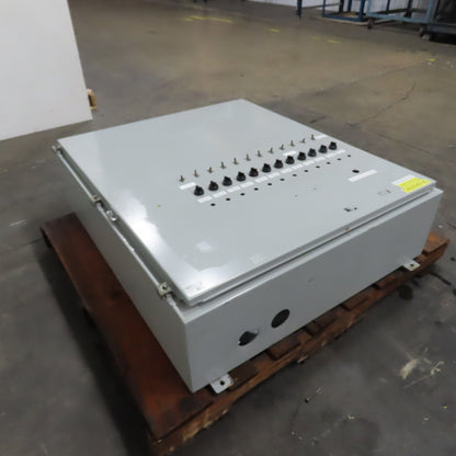 Wiegmann N12423610 42" x 36" x 10" Hinged Electrical Enclosure W/ Backplate