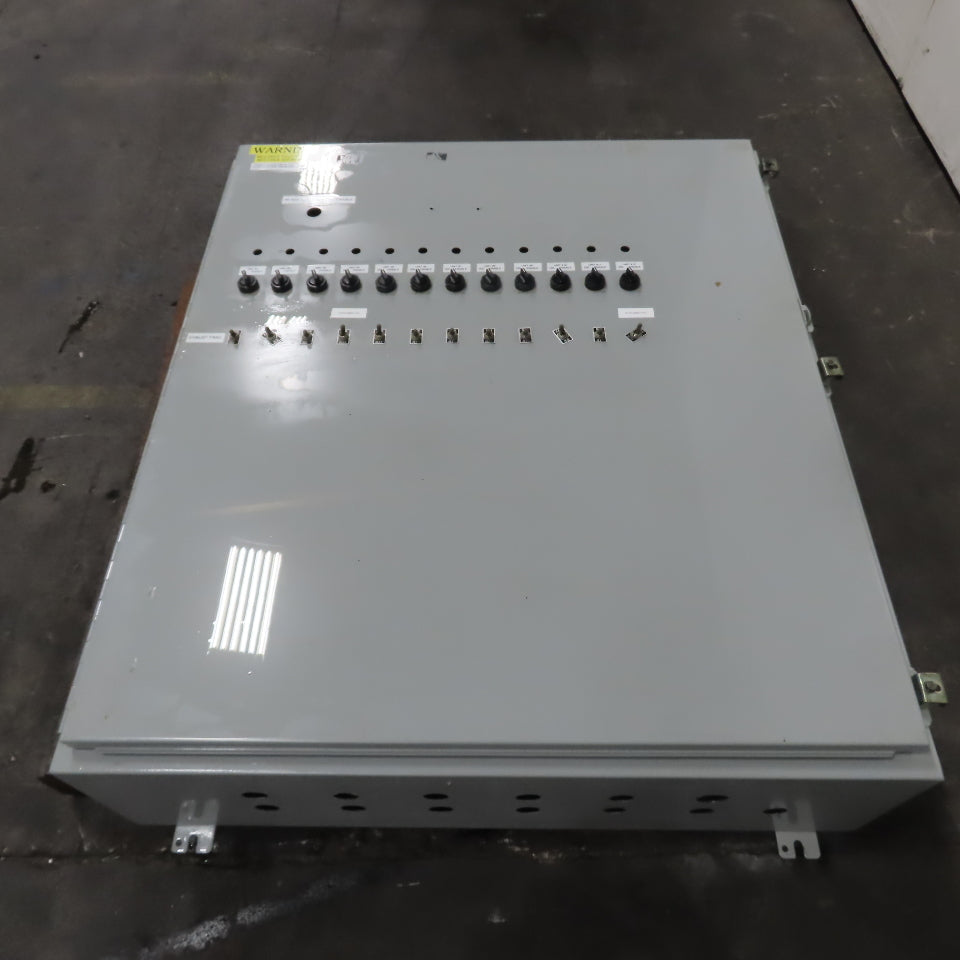 Wiegmann N12423610 42" x 36" x 10" Hinged Electrical Enclosure W/ Backplate