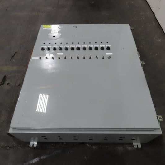 Wiegmann N12423610 42" x 36" x 10" Hinged Electrical Enclosure W/ Backplate