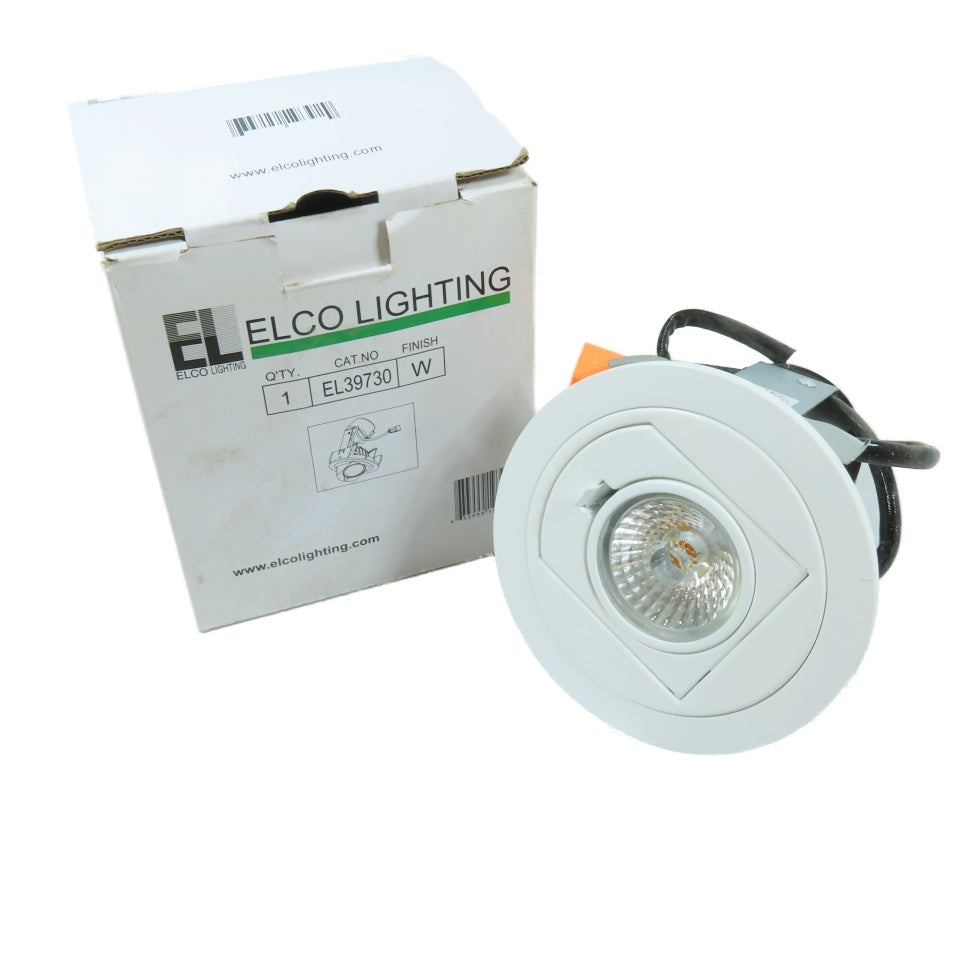 Elco EL39730 3" Adjustable LED Gimbal Recessed Downlight Trim 120V