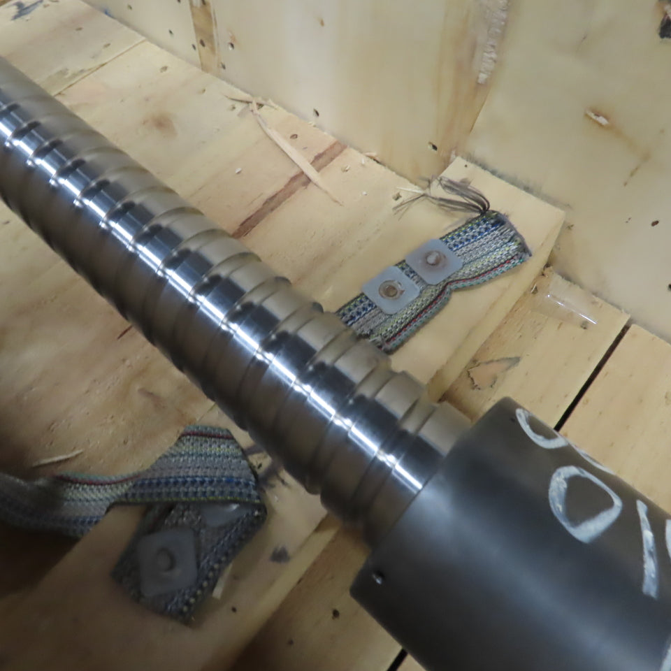 60mm OD Single Start 20mm Lead Ball Screw 125"OAL 107" Screw Length
