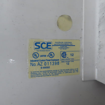 Saginaw 48" x 37" x 12" Electrical Enclosure W/ Backplat e