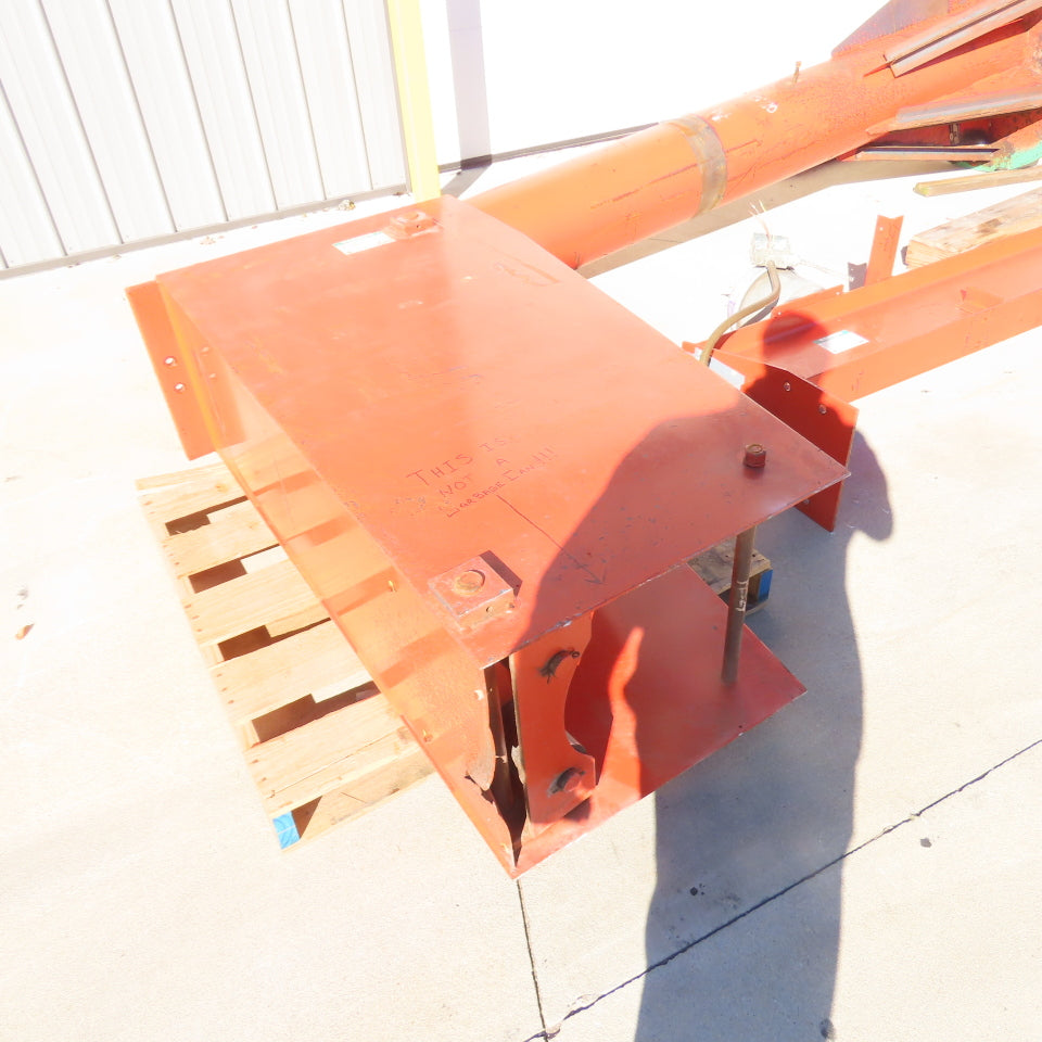 Bushman 2 Ton 4000LB Freestanding 360° Jib Crane 178" Swing 118"Under 123"Travel