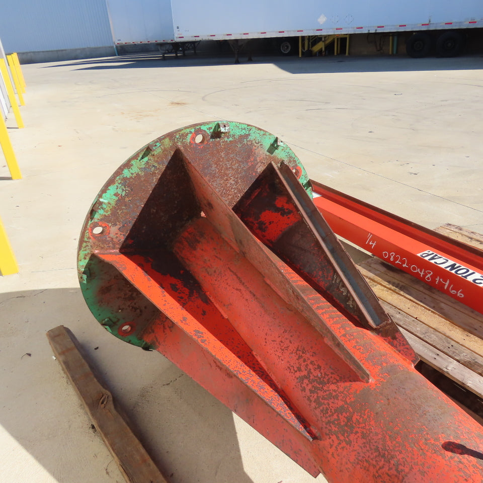 Bushman 2 Ton 4000LB Freestanding 360° Jib Crane 178" Swing 118"Under 123"Travel