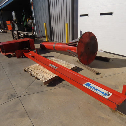 Bushman 2 Ton 4000LB Freestanding 360° Jib Crane 178" Swing 118"Under 123"Travel