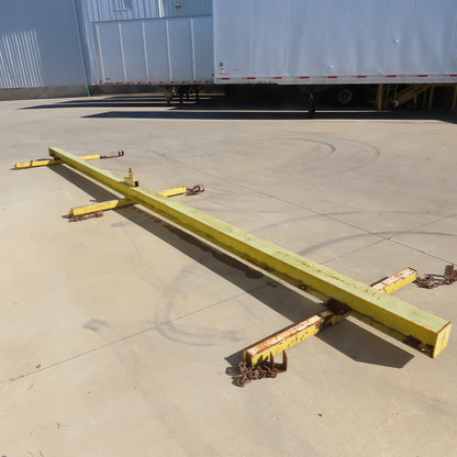 6-Point Lifting Spreader Bar Beam 25' L (300") 5' (60")Wide Arms