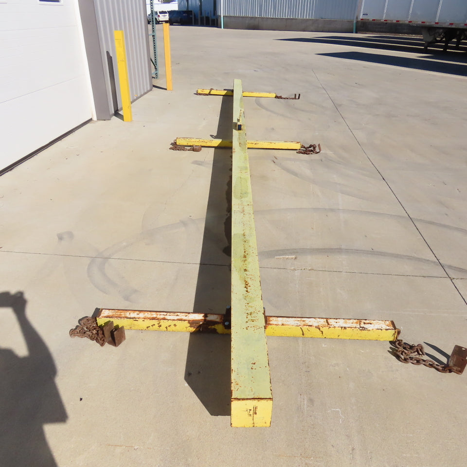 6-Point Lifting Spreader Bar Beam 25' L (300") 5' (60")Wide Arms