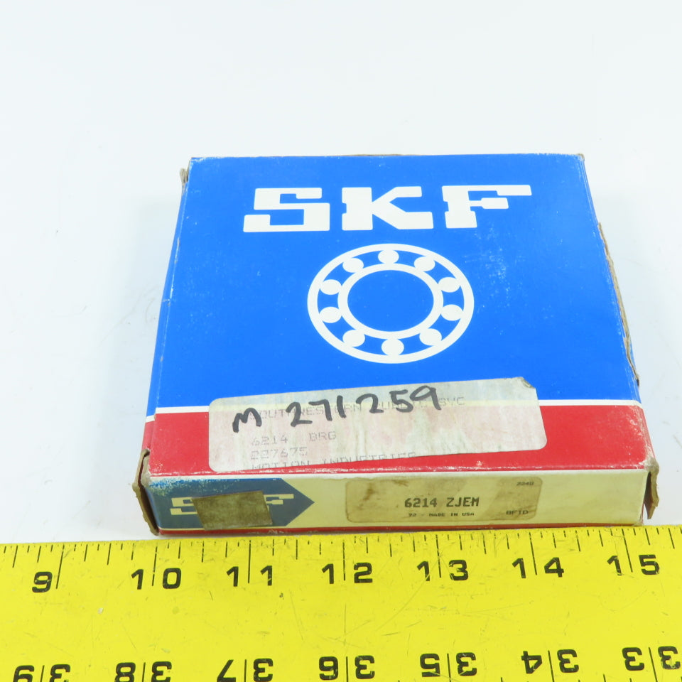 SKF 6214 ZJEM Single Shield Deep Groove Ball Bearing 70x125x24mm