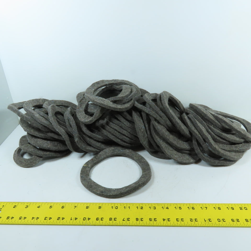 93058 Felt Ring Gasket 6-1/2" OD x 4-7/8" ID x 1/4" Thick Lot Of 50