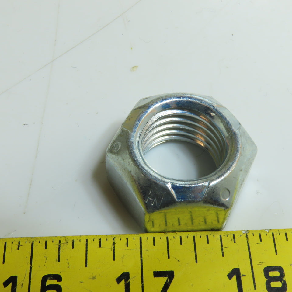 7/8-9 Grade C Top Lock Hex Nut Zinc Plated Lot Of 85
