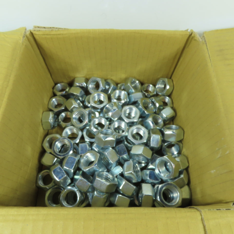 7/8-9 Grade C Top Lock Hex Nut Zinc Plated Lot Of 85