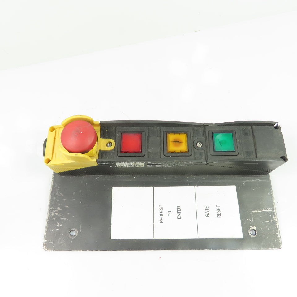 Schmersal BDF200-NHK-20-LTRD-LTYE-LTGN Slender E-Stop Control Station 24VAC