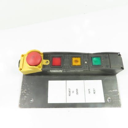 Schmersal BDF200-NHK-20-LTRD-LTYE-LTGN Slender E-Stop Control Station 24VAC