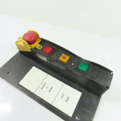 Schmersal BDF200-NHK-20-LTRD-LTYE-LTGN Slender E-Stop Control Station 24VAC
