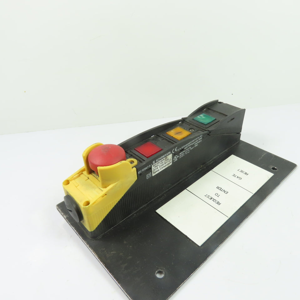 Schmersal BDF200-NHK-20-LTRD-LTYE-LTGN Slender E-Stop Control Station 24VAC