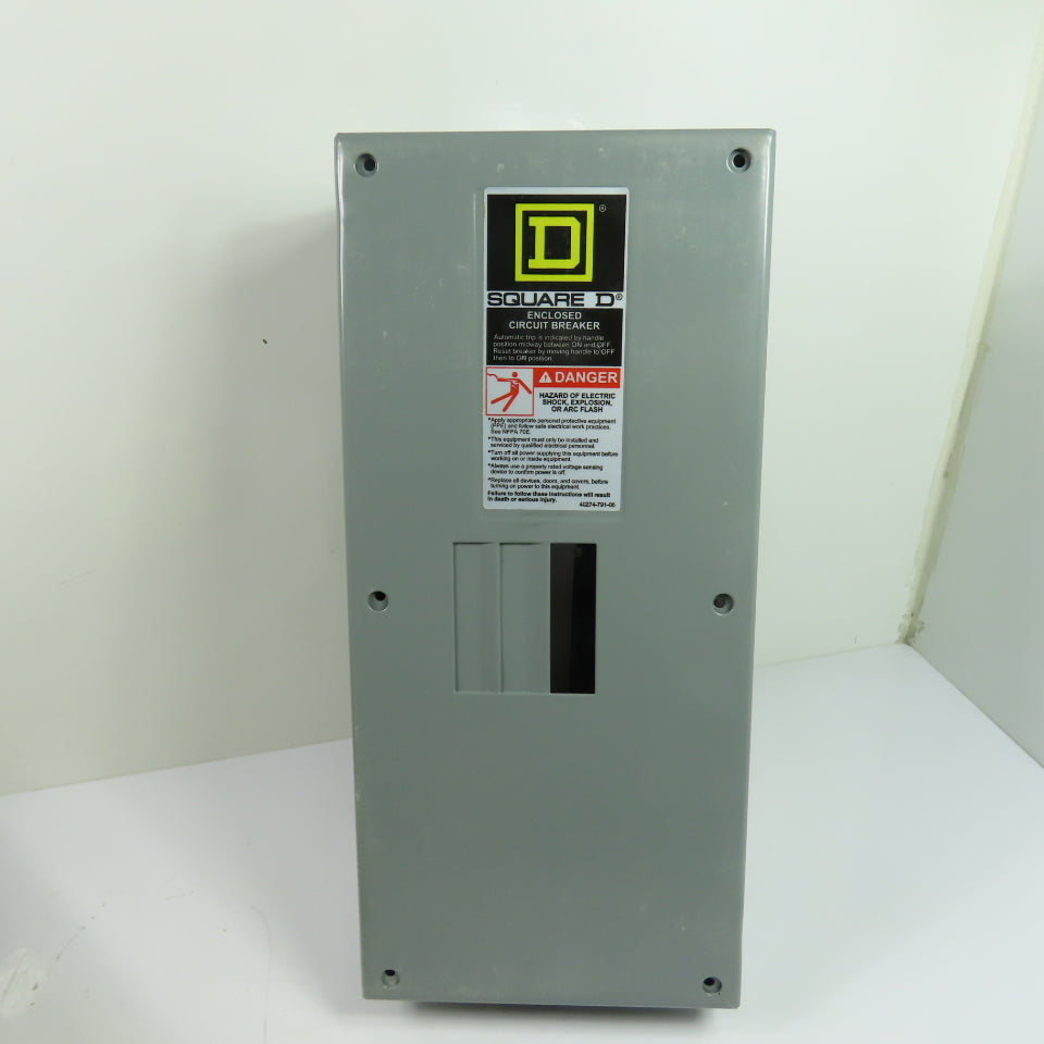 Square D QO2100BNS 100A 2-Pole Main Lug Circuit Breaker Enclosure 120/240V