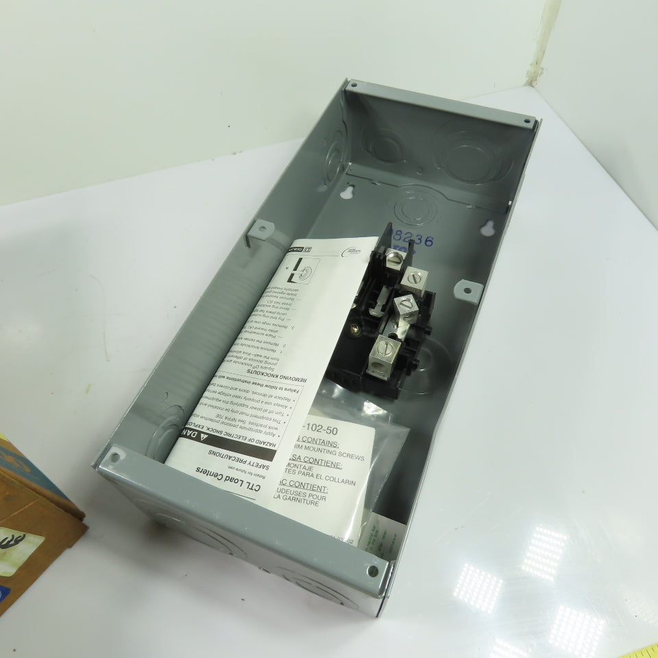 Square D QO2100BNS 100A 2-Pole Main Lug Circuit Breaker Enclosure 120/240V