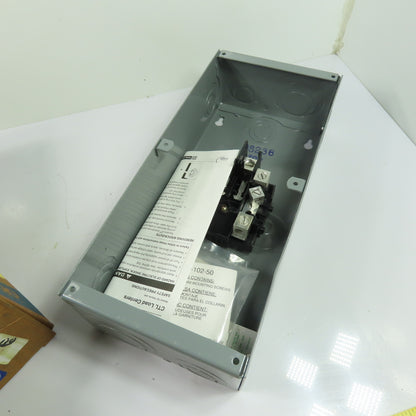 Square D QO2100BNS 100A 2-Pole Main Lug Circuit Breaker Enclosure 120/240V