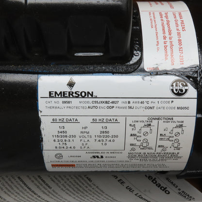 Dayton 4UA63 1/3HP Cast Iron Self-Priming Centrifugal Pump 115/208-230V 1Ph